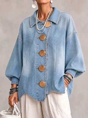 Denimblauw