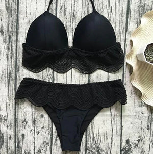 Black low waist