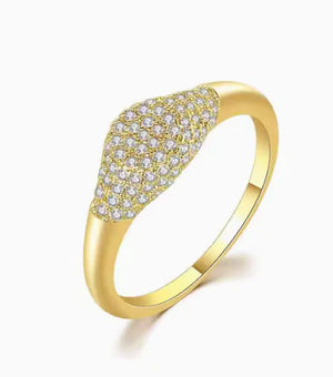 Light gold and white stone